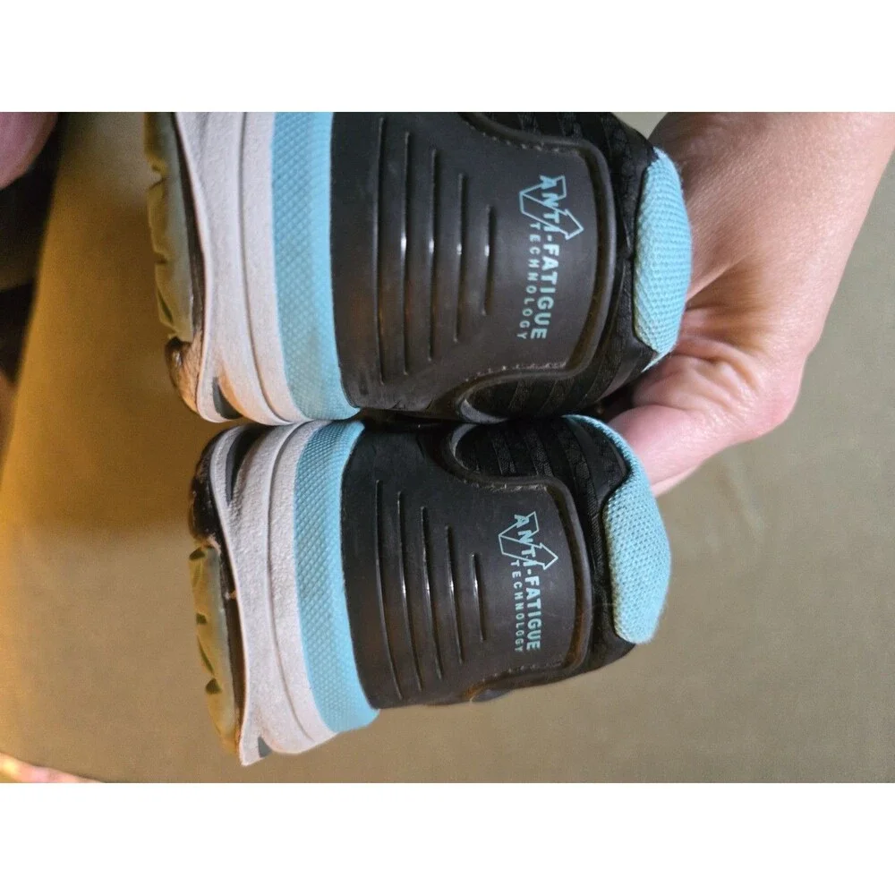 Timberland PRO Drivetrain Composite Safety Toe Work Shoes Black Teal Womens 8.5